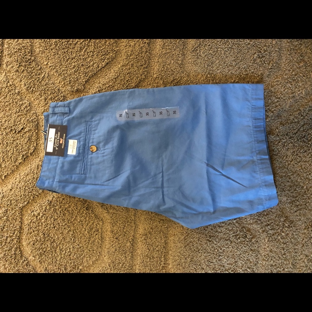Mens Sz 35 New Vineyard Vines Classic Club shorts 9”